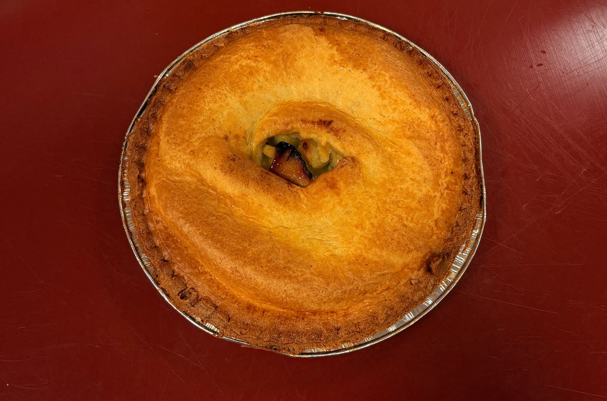 Homemade Deep Filled Apple Pie