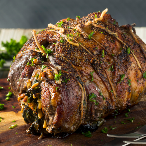 roast leg of lamb